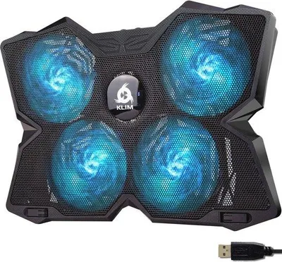 Productafbeelding van Famanu Laptopkoeler met 4 ventilatoren - Ideaal voor pc's en gaming