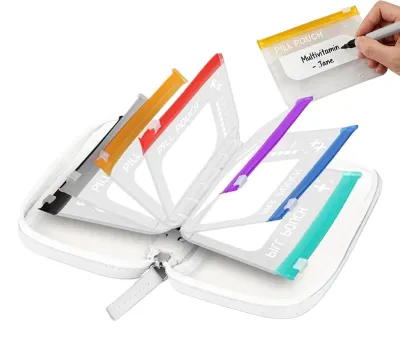 Imagen del producto de Estuche organizador impermeable para pastillas