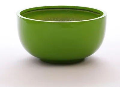 Produktbild von Elegant Einrichten | Pflanzkübel | Fiberglas | rund | D60xH30cm | hochglanz avocado grün