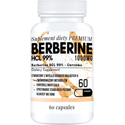 Produktbild von Berberin HCl 99 % + Curcumin, 60 Kapseln