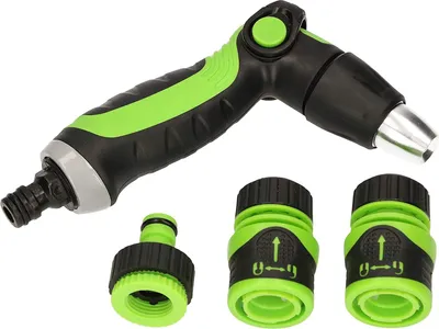 Obrázek produktu pro KOTARBAU® Postřikovací sada 4 ks pro 1/2'' nebo 5/8'' zahradní hadici Kompletní sada postřikovací pistole