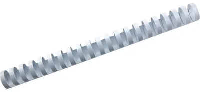 Produktbild von GBC CombBind Plastikbinderücken, weiß, 14mm (100), Weiß, 125 Blätter, Polyvinylchlorid (PVC), A4, 1,4 cm, 610 g