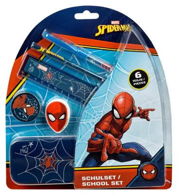 Immagine prodotto di Set scuola Spiderman - Set di cancelleria per bambini da 6 pezzi