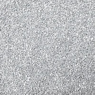 Produktbild von 1kg Dekogranulat Granulat Streudeko Farbgranulat Dekosteine Farbkies ca. 0,7L 2-3mm, Farbe:silber