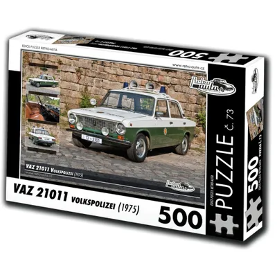 Obrázok produktu pre RETRO-AUTA Puzzle č. 73 VAZ 21011 Ľudová polícia (1975) 500 dielikov