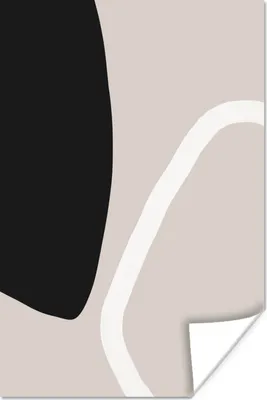 Produktbild von MuchoWow® Poster Pastell - Minimalismus - Formen 120x180 cm - Kunstposter