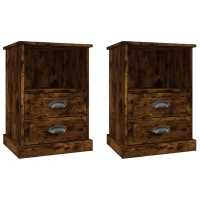 Obrázok produktu pre Nočné stolíky 2 ks dymový dub 43x36x60 cm