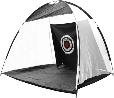 Image de Filet de golf d'entraînement - Filet de frappe et d'entraînement - 3 m - Avec sac de transport - Noir