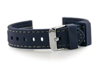 Immagine prodotto di Cintura in gomma per l'orologio 903n - forata - 18 mm