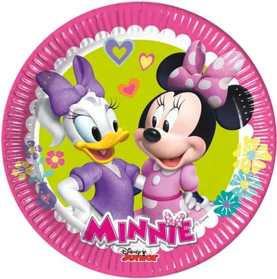 Produktbild von Pappteller "Minnie Junior" | Ø20cm/8Stk.