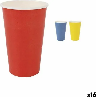 Obrázek produktu pro Sada kelímků algon jednorázové kelímky vícebarevný karton 10 kusů 450 ml (16 kusů)