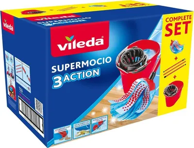 Produktbild von Vileda SuperMocio 3 Action Wischset