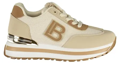 Produktbild von Eleganter Damensportschuh in Beige mit Kontrastdetails und Logo