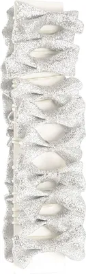 Zdjęcie produktu dla Harry's Horse Bows Display 5 Units Silver Srebrny Jeden rozmiar