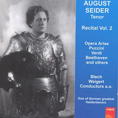 Obrázok produktu pre August Seider singt Arien - Gebhardt - (CD / A)