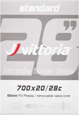 Produktbild von Vittoria Standard 700 x 20/28c, Presta 60mm RVC  Fahrradschlauch