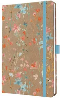 Produktbild von Sigel Jolie J6807, Wochen-Terminkalender, Hardcover, 174 Seiten, Blau, Braun, Orange, Rot, A5, Papier