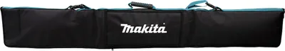A black carrying bag with teal trim and the Makita logo in white.