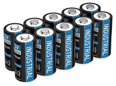 Produktbild von ANSMANN Lithium-Batterie CR123A, 10 Stück