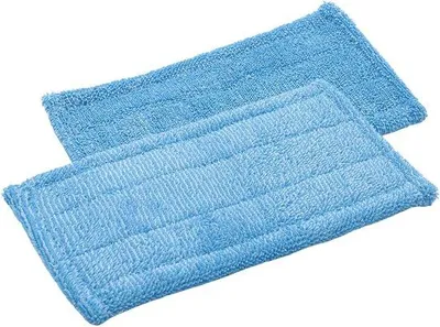 Produktbild von Famanu Wasbare Mop Tücher - Wiederverwendbare Wischpads - 30 x 15 cm - Blau