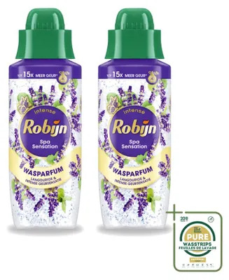 Image de 2 flacons de parfum pour lessive Robijn Intense Spa Sensation, 342 ml chacun - Pack économique - 2 pièces