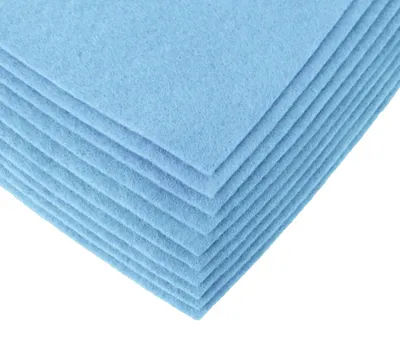 Produktbild von Bastelfilz Bögen 10er-Pack flex Filz A4, Stärke 1,5-2mm, Filzplatte, 50 Farben
