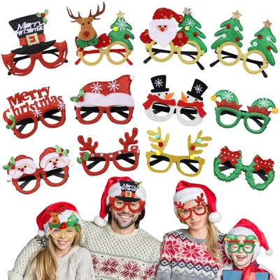 Produktbild von Solidchoice – Set mit 12 Weihnachtssternen mit Glitzer