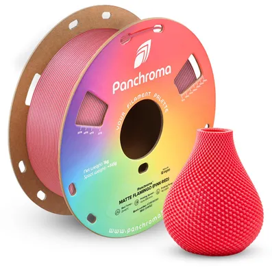Zdjęcie produktu dla PLA dwukolorowe, matowe, filament 1,75 mm, kolor "Flamingo", 1 kg