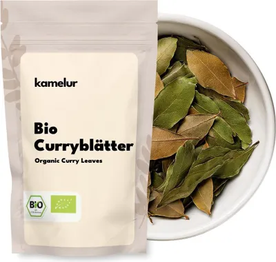 Image de Feuilles de curry bio Kamelur® entières 250g
