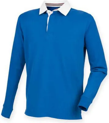 Image de Front Row - Tee-shirt de rugby "Premium" pour homme PC5673 (XL) (Bleu roi)