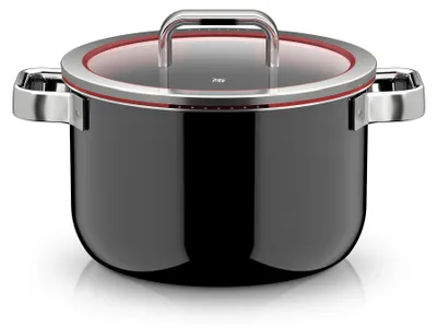 Immagine prodotto di WMF Fusiontec Function Pro, Kochtopf mit Deckel, 24 cm, Black 3201114083 4000530759788