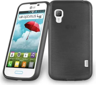 Produktbild von Cadorabo Hülle für LG L5 II (2. SIM) Schutz Hülle in Schwarz Schutzhülle TPU Silikon Etui Case Cover