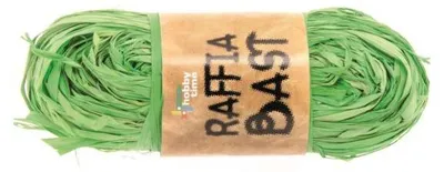 Produktbild von Glorex Raffia-Bast gelbgrün, 50 g