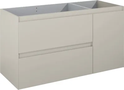Produktbild von Jungborn Waschtischunterschrank DECEM BxHxT 1200 x 635 x 458 mm links Frontfarbe fume matt