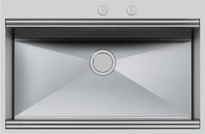 Produktbild von Foster Milano, Aufsatzwanne, Rechteckig, Edelstahl, Edelstahl, 1 Becken, Rechteckig