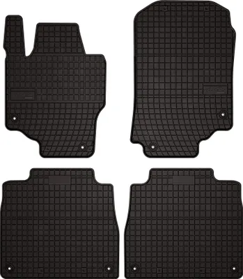 Produktbild von Gummifußmatten passend für Mercedes GLS X167 (SUV, Bj. 2019-) –  schwarz, passgenau, mit Befestigungen set 4 Stk. - Gummi-Automatten