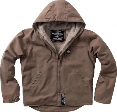 Produktbild von West Coast Choppers Lined Canvas Work Jacke Braun XL Herren Braun XL