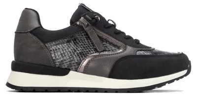 Image de REFRESH - Baskets de sport pour femmes, couleur gris anthracite - Chaussures confortables et polyvalentes - Casu