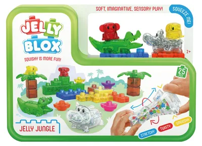 Zdjęcie produktu dla Goliath Jelly Blox – Jungle Set, Zestaw do budowania, 2 lat(a), 25 szt.