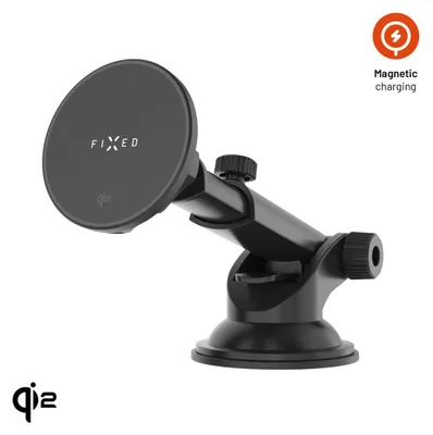 Immagine prodotto di FISSO MagRound2 XL per vetro o cruscotto supporto MagSafe Qi2 15W nero