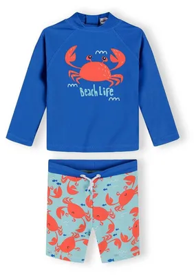 Produktbild von Minoti Shirt langarm Blau Gr. 74 für Jungen