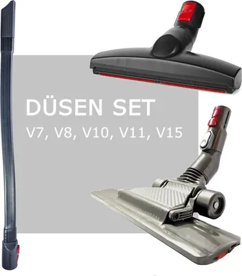 Immagine prodotto di Set di ugelli piatti e spugna per tappezzeria per Dyson V7 V8 V11 V15 GEN5