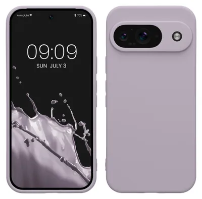 Produktbild von kwmobile Handyhülle für Google Pixel 9 Hülle - weiches Handy Silikon Case - Schutzhülle Cover - Lavendel