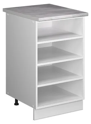 Produktbild von Küchenregal Vicco Fame-Line Weiß 50 cm, AP Marmor, Model 65818