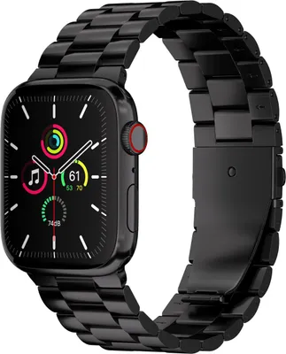 Image de imoshion Bracelet en acier pour Apple Watch | 44/45/46/49 mm - Noir