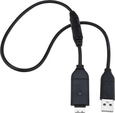 Immagine prodotto di Cavo USB per fotocamere Digimax, caricabatterie e trasferimento dati, 0,5 m, nero