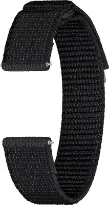 Produktbild von Armband für Galaxy Watch 7/FE/6/5 Pro/5/4, Samsung Fabric Band 20mm, S/M, Schwarz
