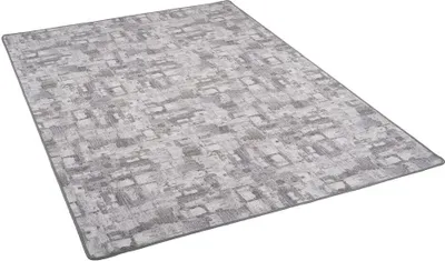 Produktbild von Feinschlingen Velour Teppich Strong Hellgrau Trend, Größe:300x300 cm