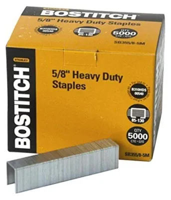 Image de Agrafes Bostitch Premium Résistantes 85130 Feuille 58 Standard-duty, refus : zéro