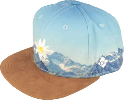 Produktbild von Bavarian Caps Baseball-Cap "Edelweiß Bergliebe" Alpenprint
